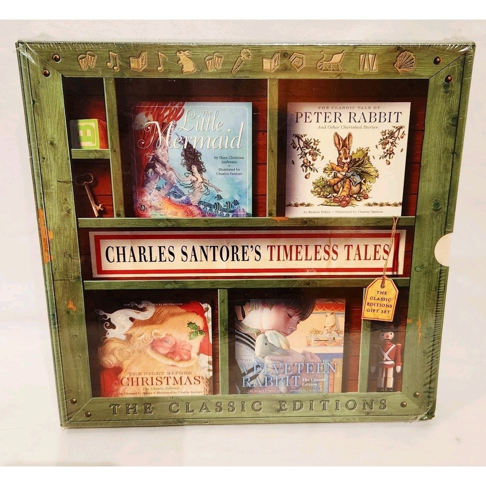 4 pc Charles Santore's Timeless Tales The Classic Edition Hardcover Sealed